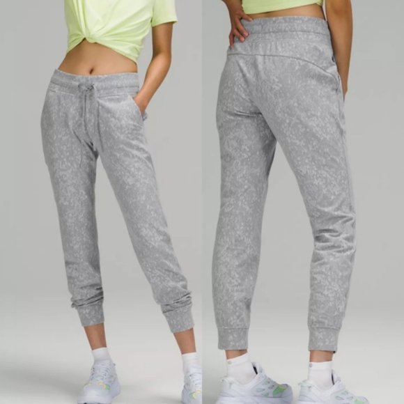lululemon athletica Pants - Lululemon Ready to Rulu Jogger Speckle Spritz Jacquard Rhino Grey Silver